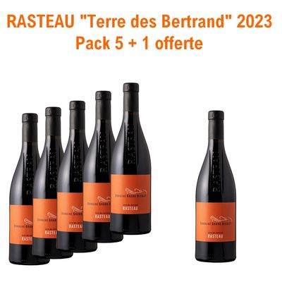 Pack 5+1 - RASTEAU Pack 5+1 - RASTEAU "Terre des Bertrand" 2023