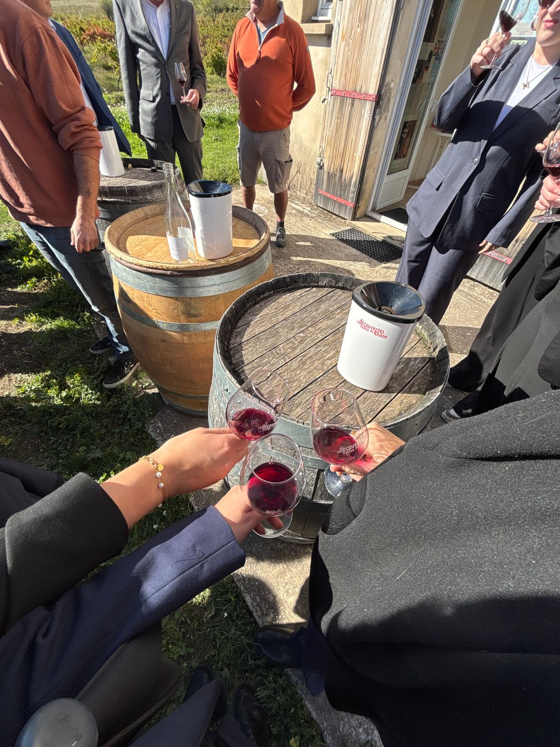 Dégustation au Caveau / Tasting at the cellar