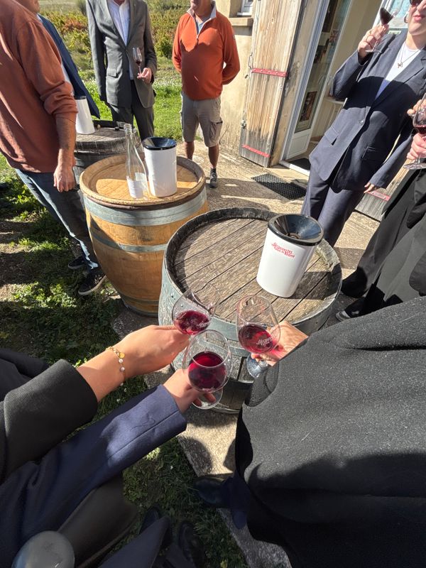 Dégustation au Caveau / Tasting at the cellar