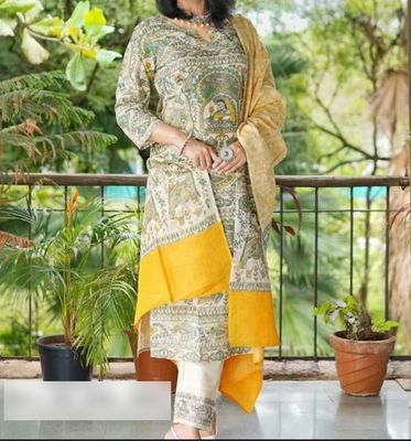 Soft Mal Cotton Suit - Plus size