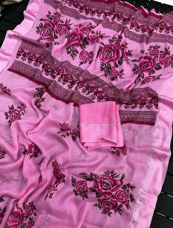 Chiffon saree