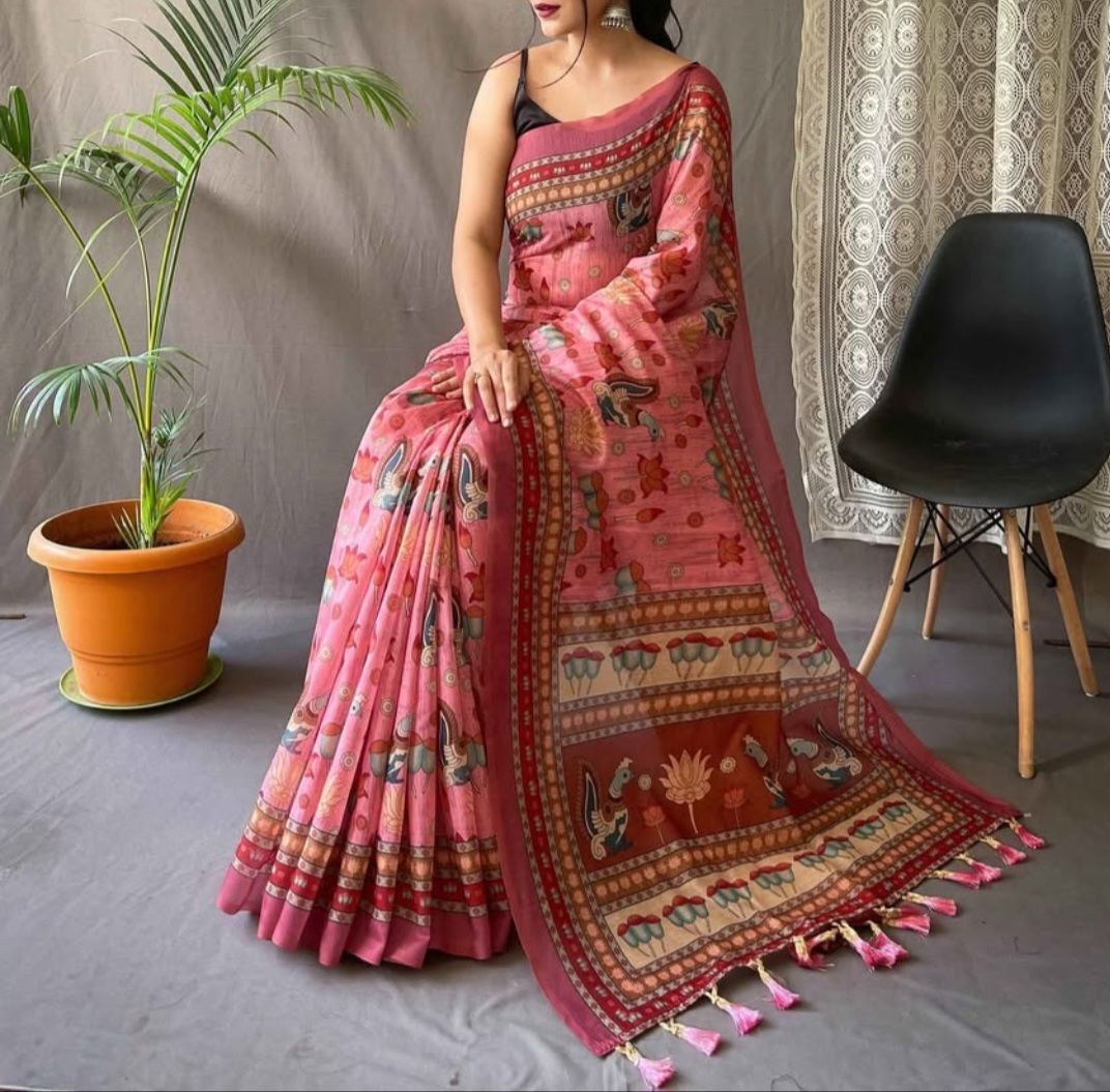 Soft cotton saree like MALAI soft