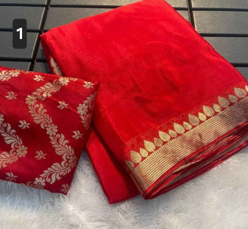 Pure chiffon chinon sarees with blouse