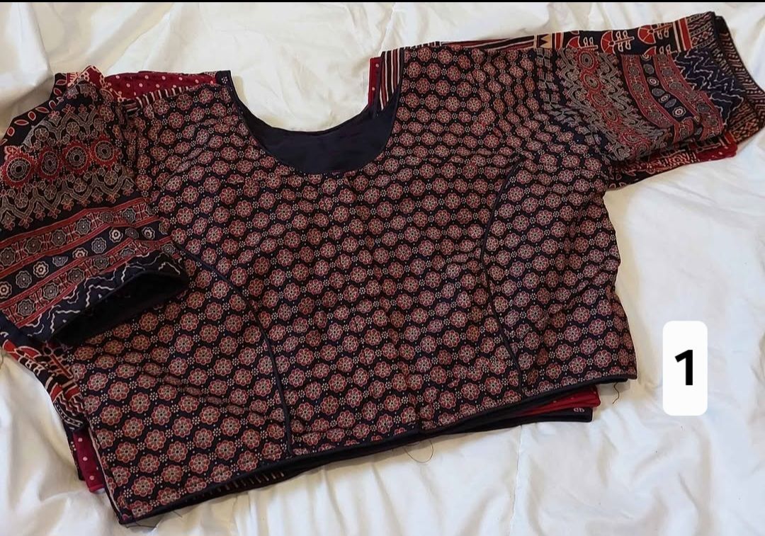 Pure cotton with lining front hook non paded blouses