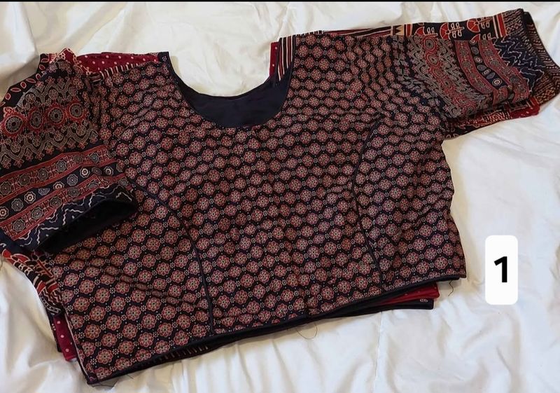Pure cotton with lining front hook non paded blouses