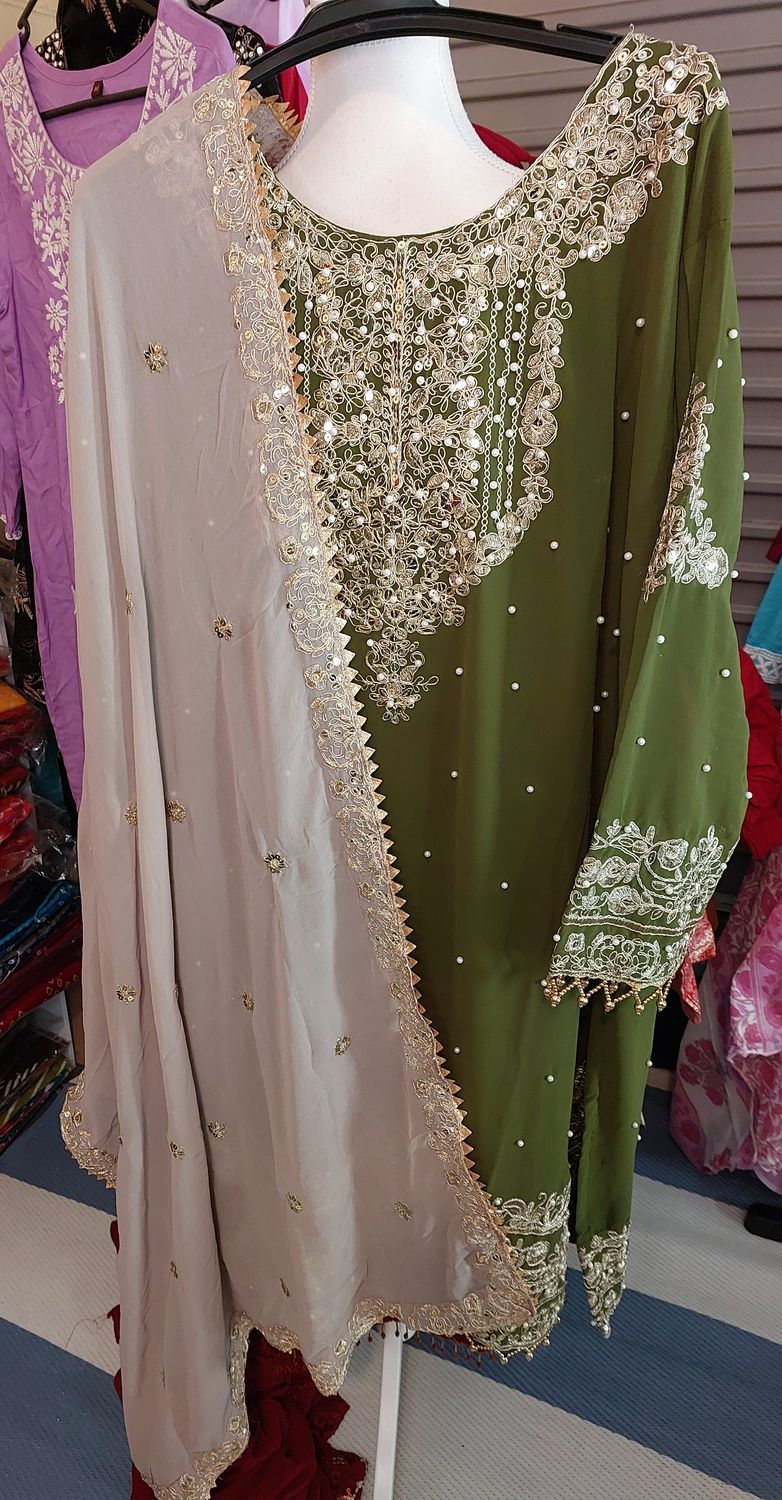 Party wear sharara suit set in plus size