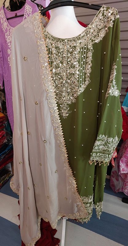 Party wear sharara suit set in plus size