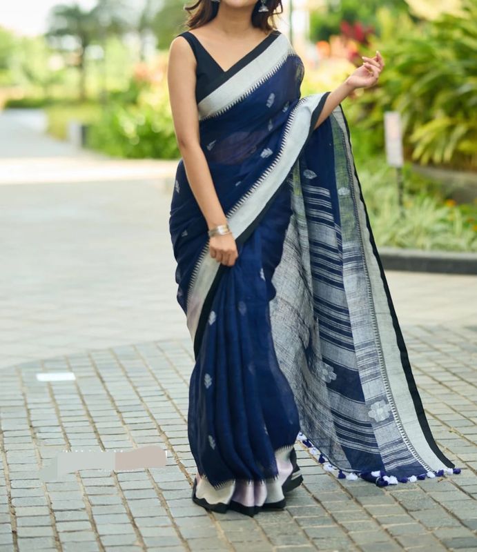 Soft lilan saree