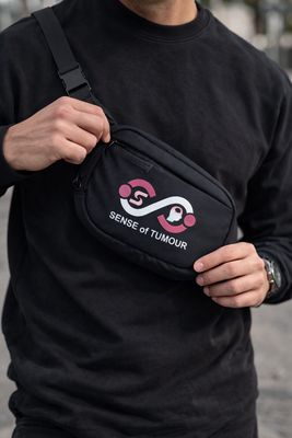 Sense Of Tumour I Pink Crossbody Bag
