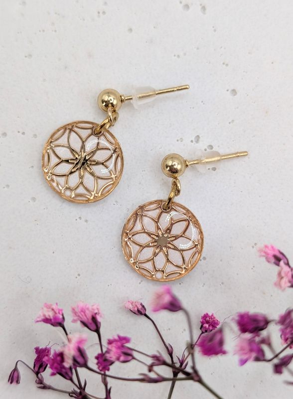 Ohrringe Lebensblume