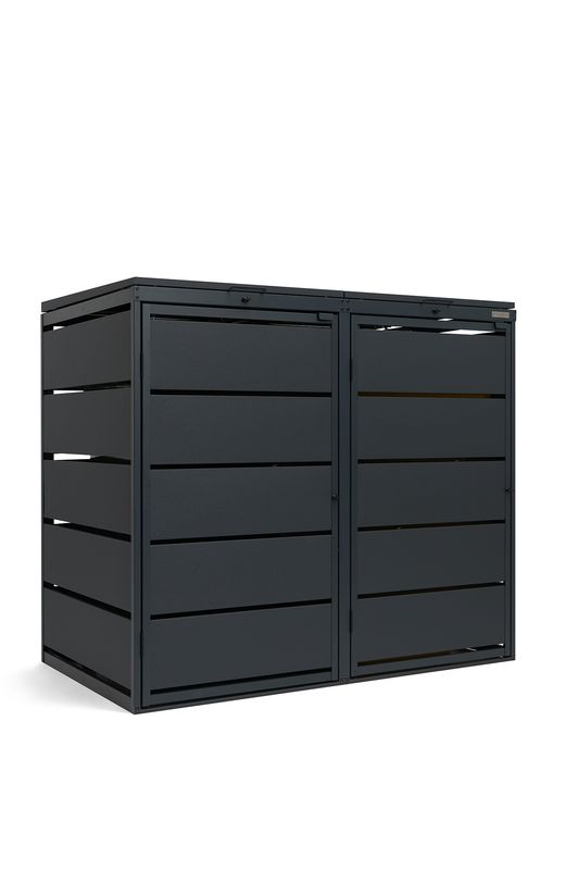 Zabudowa kosza 120L - 2 moduły - RAL 7016