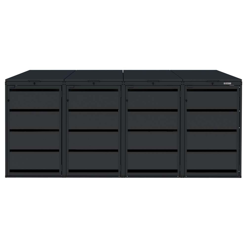 Zabudowa kosza 120L - 4 moduły - RAL 7016