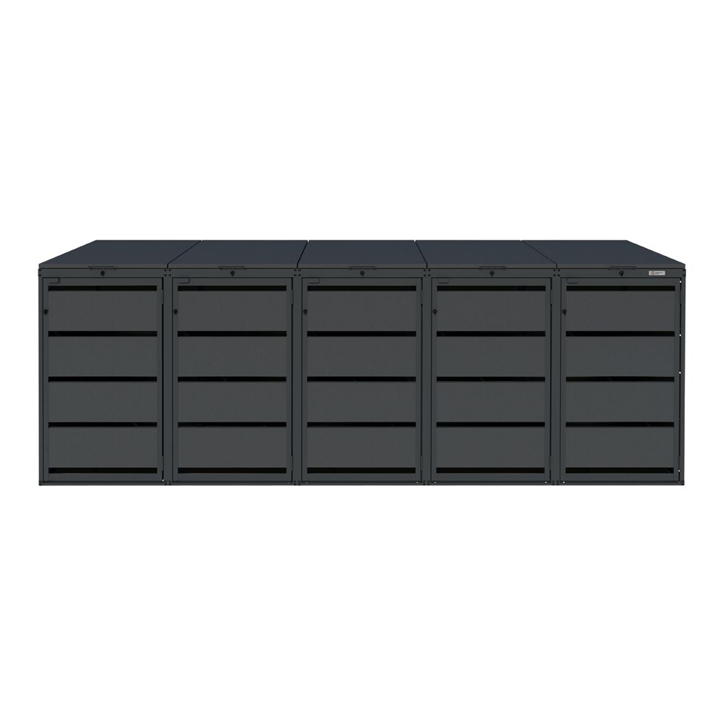 Zabudowa kosza 240L - 5 modułów - RAL 7016