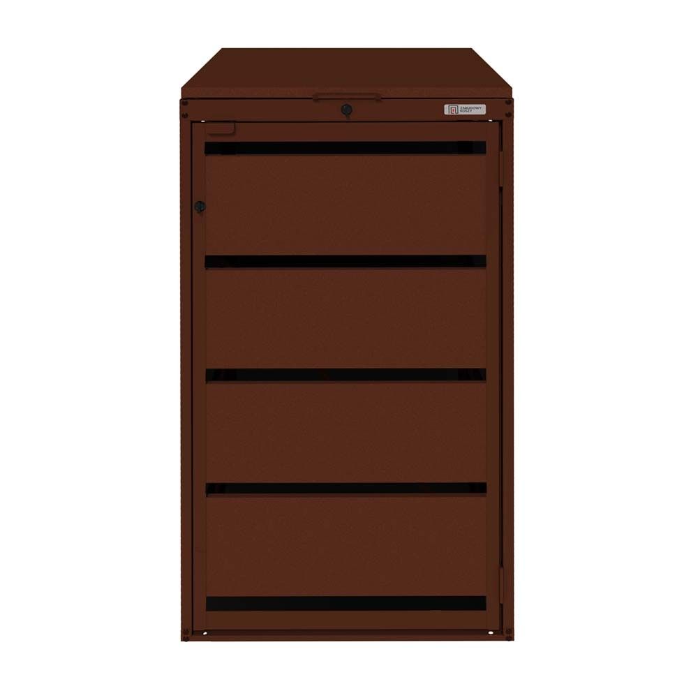 Zabudowa kosza 120L - 1 moduł - RAL 8017