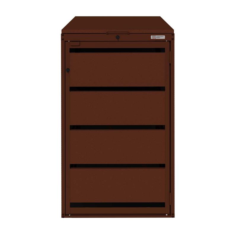 Zabudowa kosza 120L - 1 moduł - RAL 8017