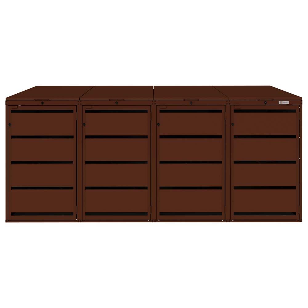 Zabudowa kosza 120L - 4 moduły - RAL 8017