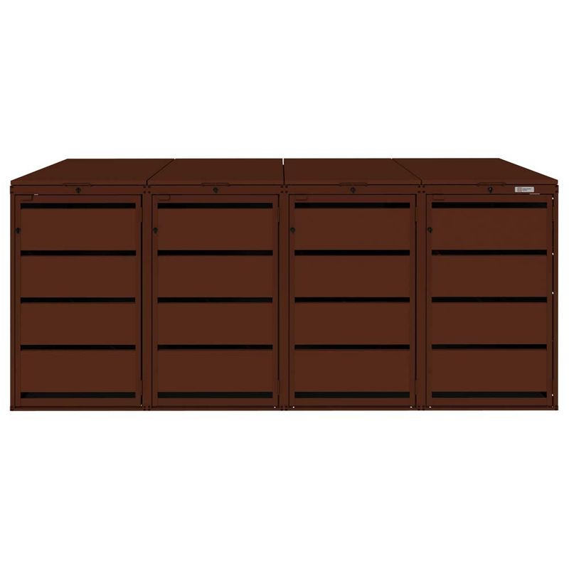Zabudowa kosza 120L - 4 moduły - RAL 8017