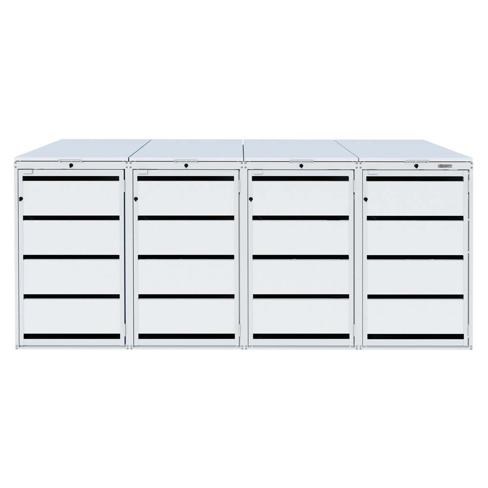 Zabudowa kosza 120L - 4 moduły - RAL 7035