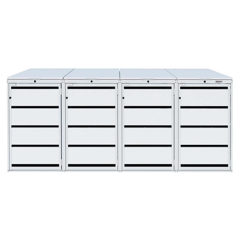 Zabudowa kosza 120L - 4 moduły - RAL 7035