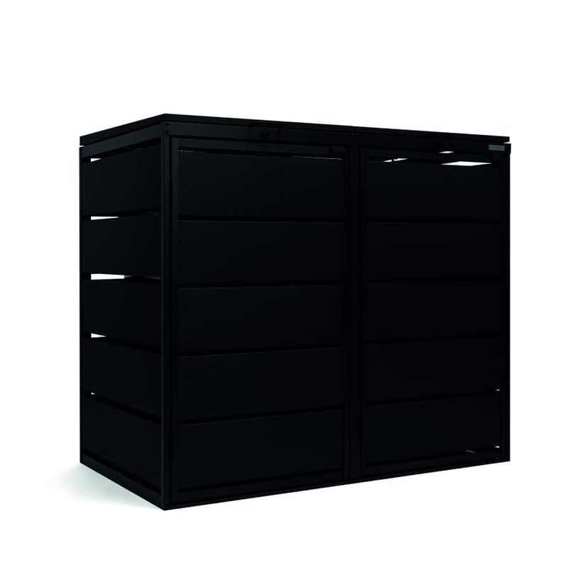 Zabudowa kosza 240L - 2 moduły - RAL 9005
