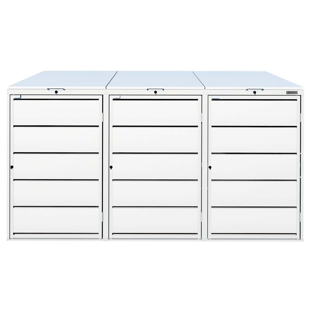 Zabudowa kosza 240L - 3 moduły - RAL 7035
