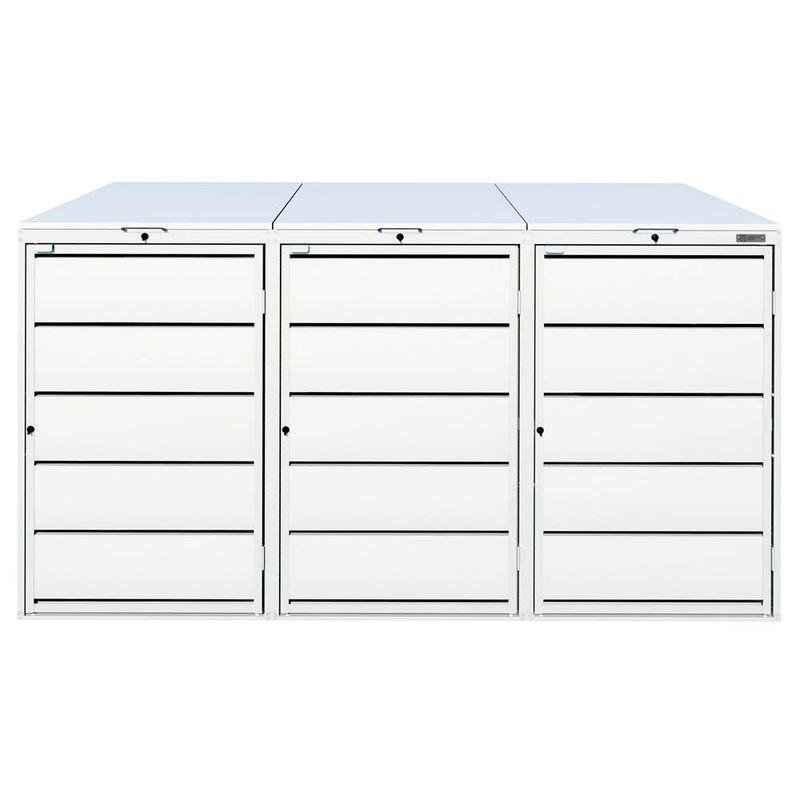 Zabudowa kosza 240L - 3 moduły - RAL 7035