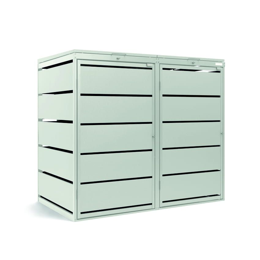 Zabudowa kosza 240L - 2 moduły - RAL 7035