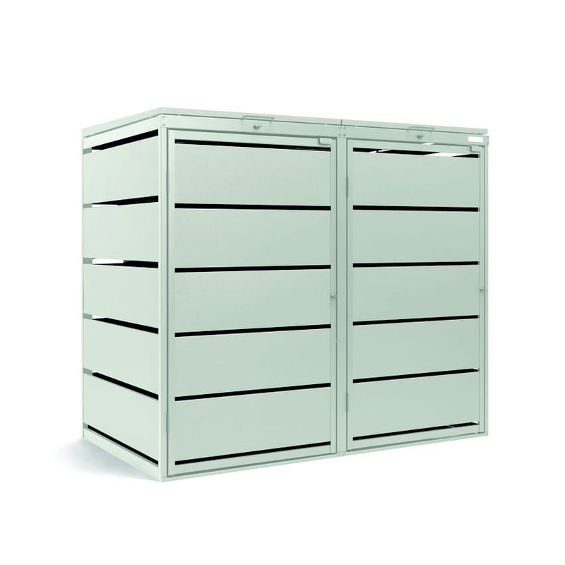 Zabudowa kosza 240L - 2 moduły - RAL 7035