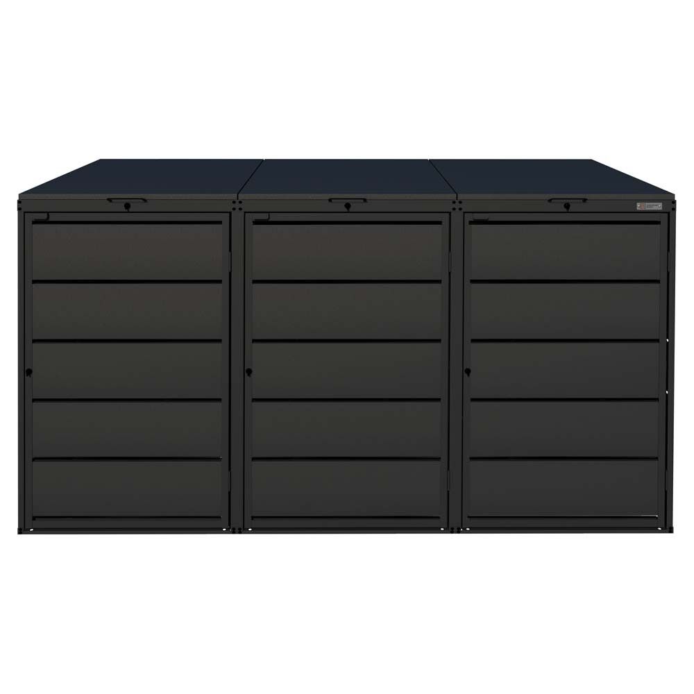 Zabudowa kosza 240L - 3 moduły - RAL 9005