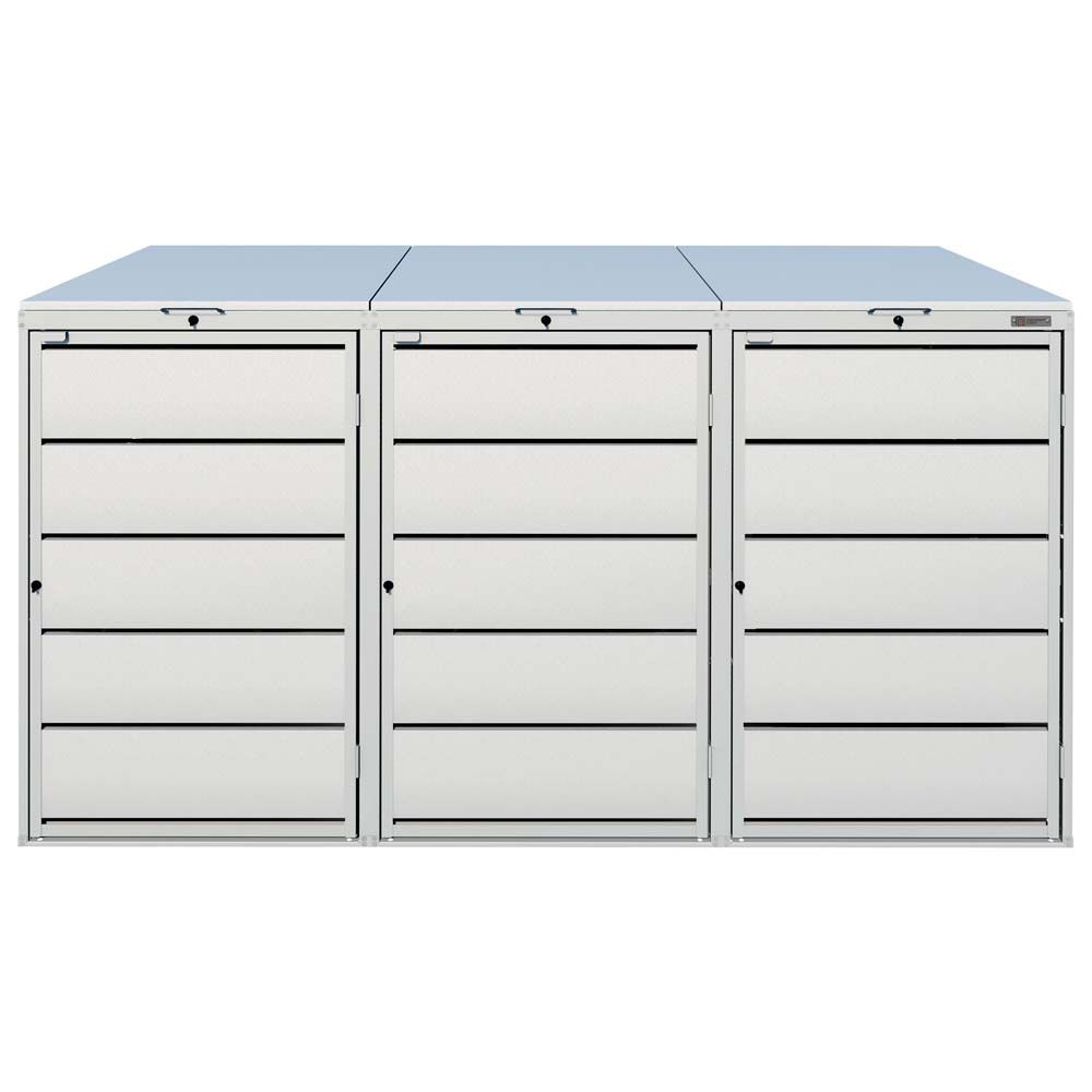 Zabudowa kosza 240L - 3 moduły - RAL 9006