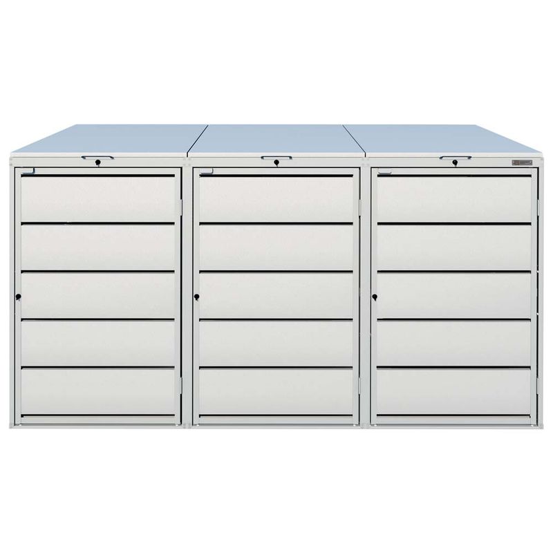 Zabudowa kosza 240L - 3 moduły - RAL 9006