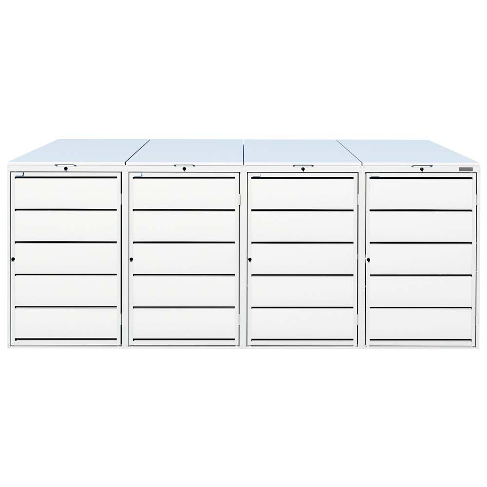 Zabudowa kosza 240L - 4 moduły - RAL 7035