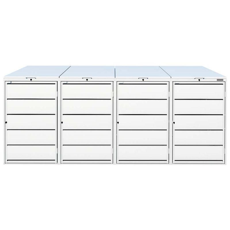 Zabudowa kosza 240L - 4 moduły - RAL 7035