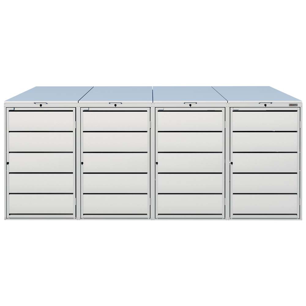 Zabudowa kosza 240L - 4 moduły - RAL 9006