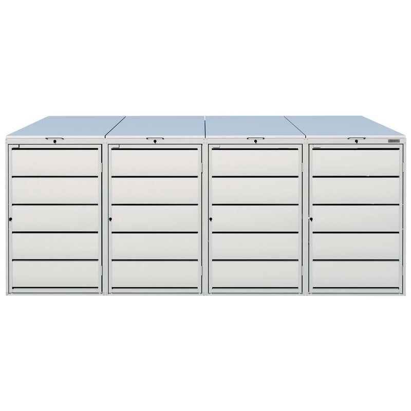 Zabudowa kosza 240L - 4 moduły - RAL 9006