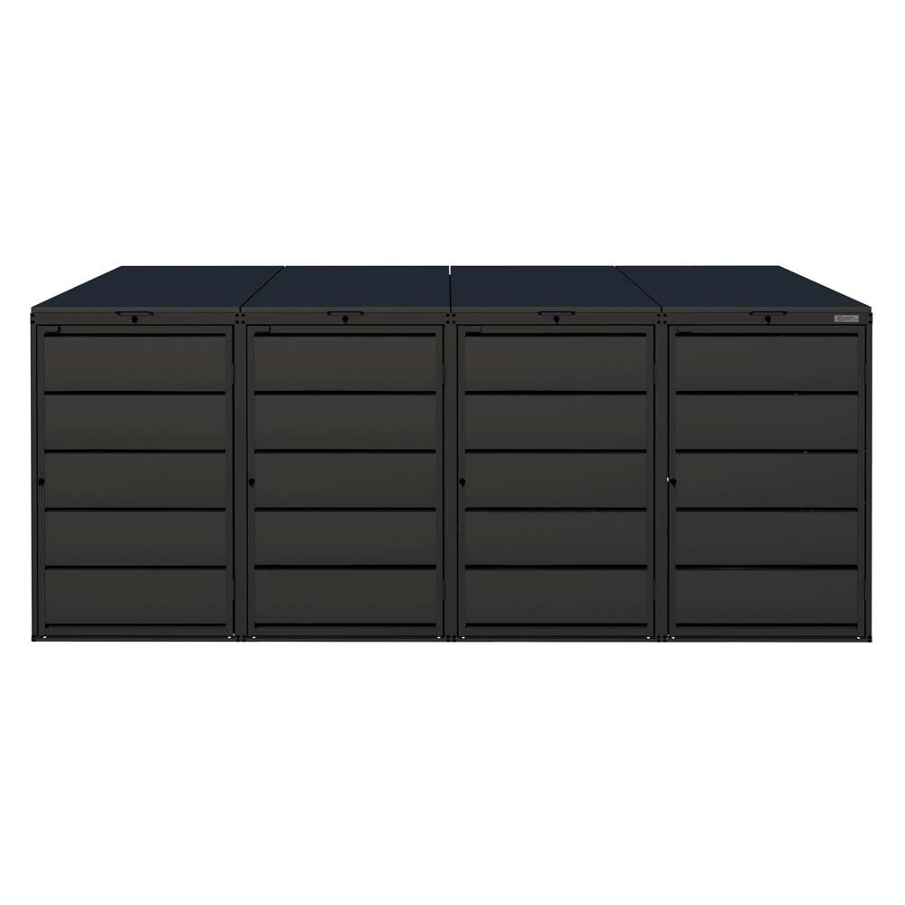 Zabudowa kosza 240L - 4 moduły - RAL 9005
