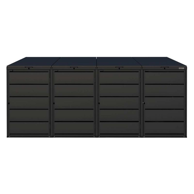 Zabudowa kosza 240L - 4 moduły - RAL 9005