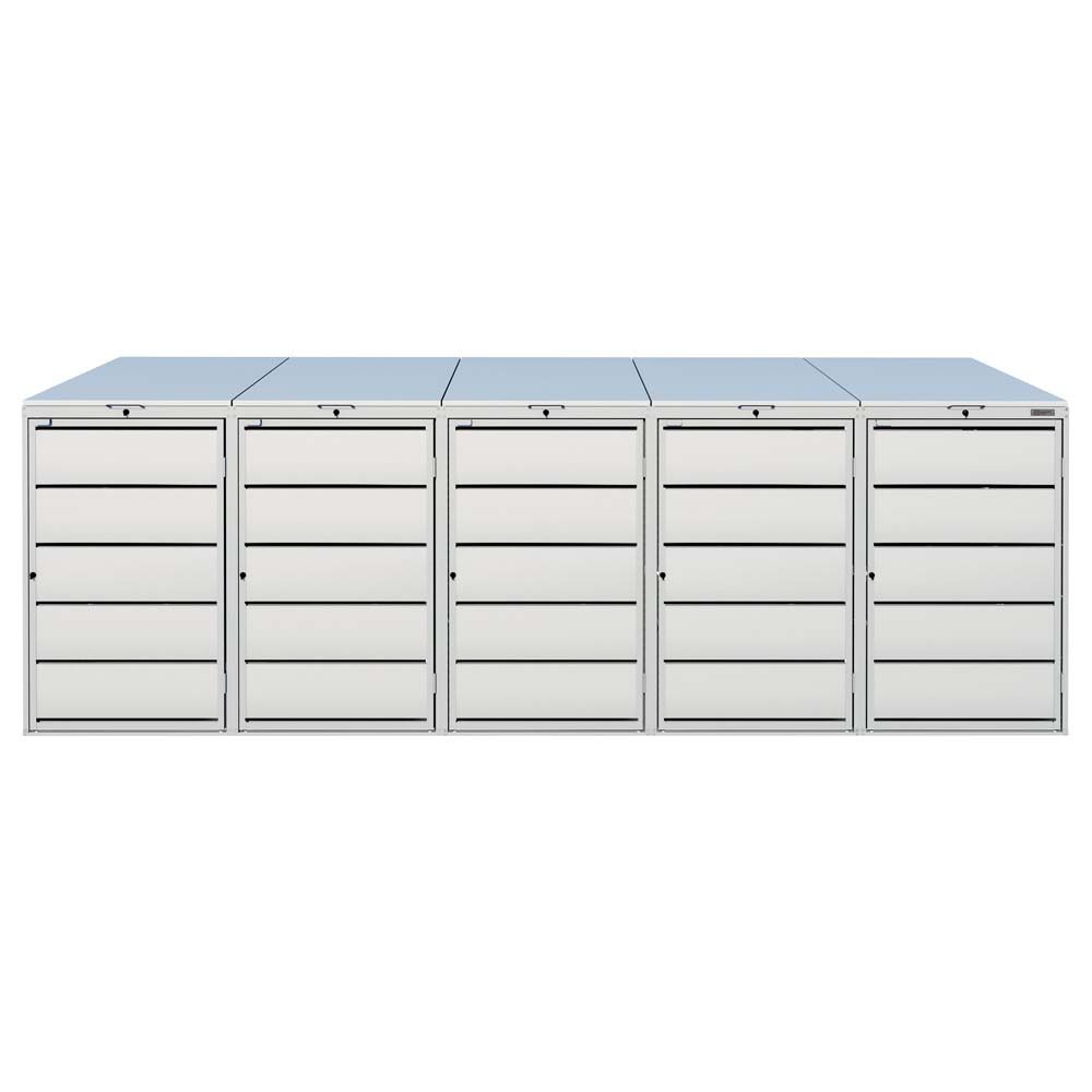 Zabudowa kosza 240L - 5 modułów - RAL 9006