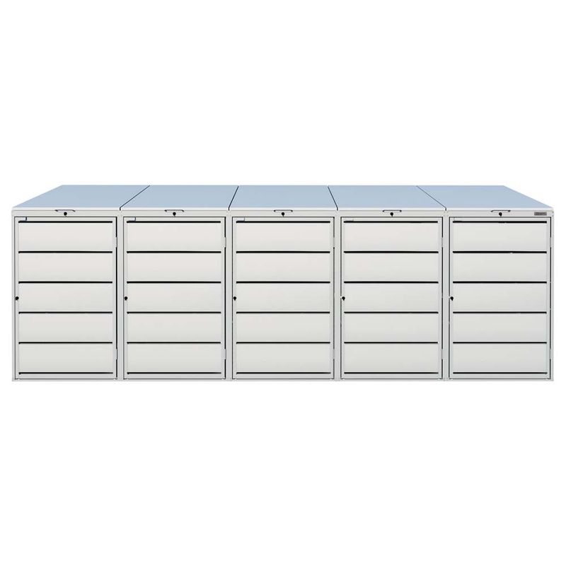 Zabudowa kosza 240L - 5 modułów - RAL 9006