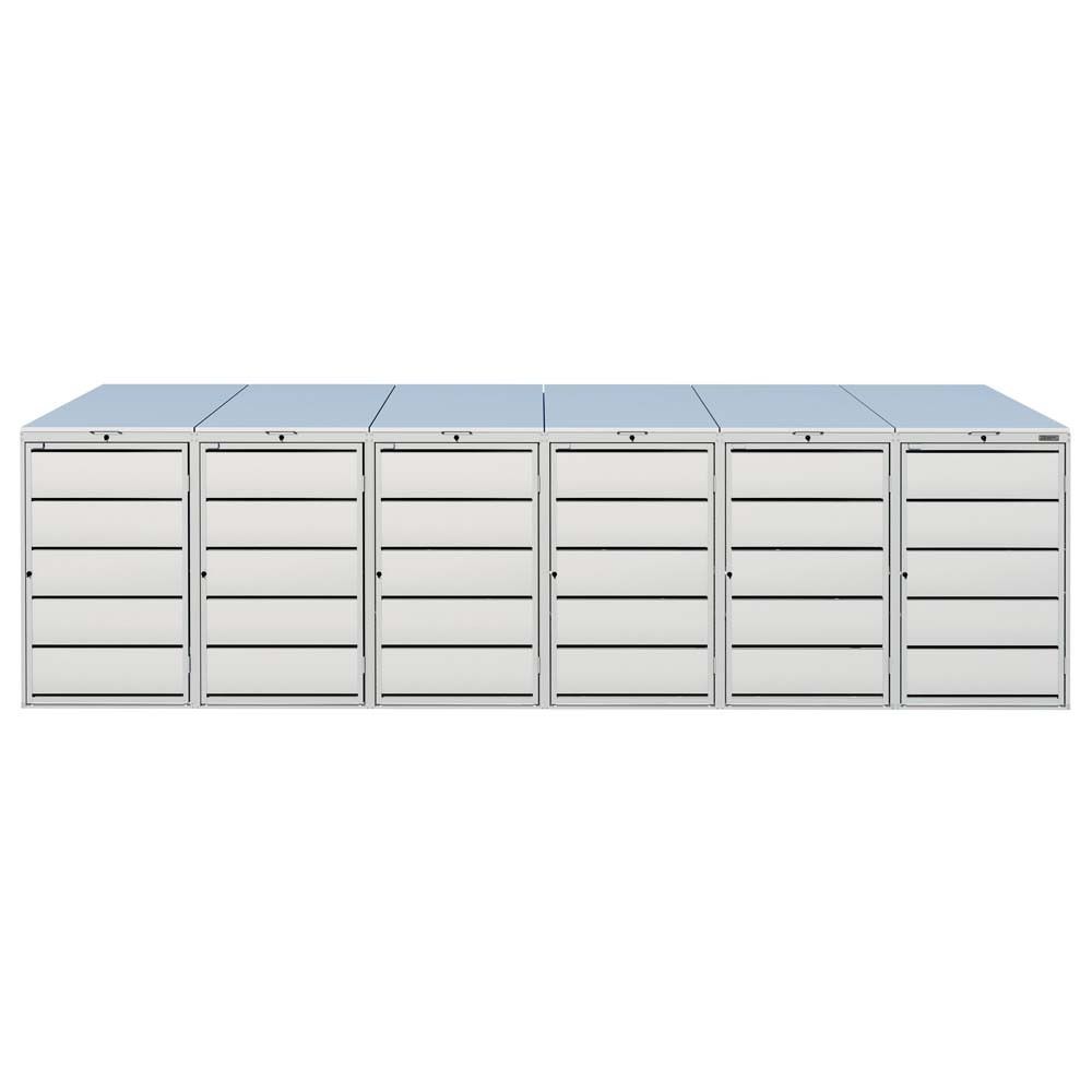 Zabudowa kosza 240L - 6 modułów - RAL 9006