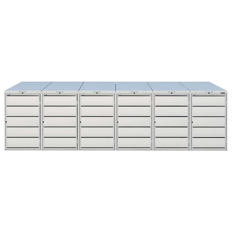 Zabudowa kosza 240L - 6 modułów - RAL 9006