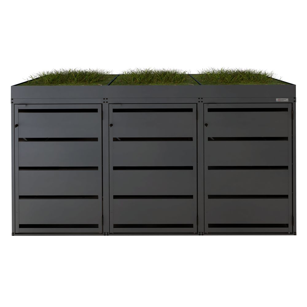 Zabudowa kosza AGRO 120L - 3 moduły - RAL 7016