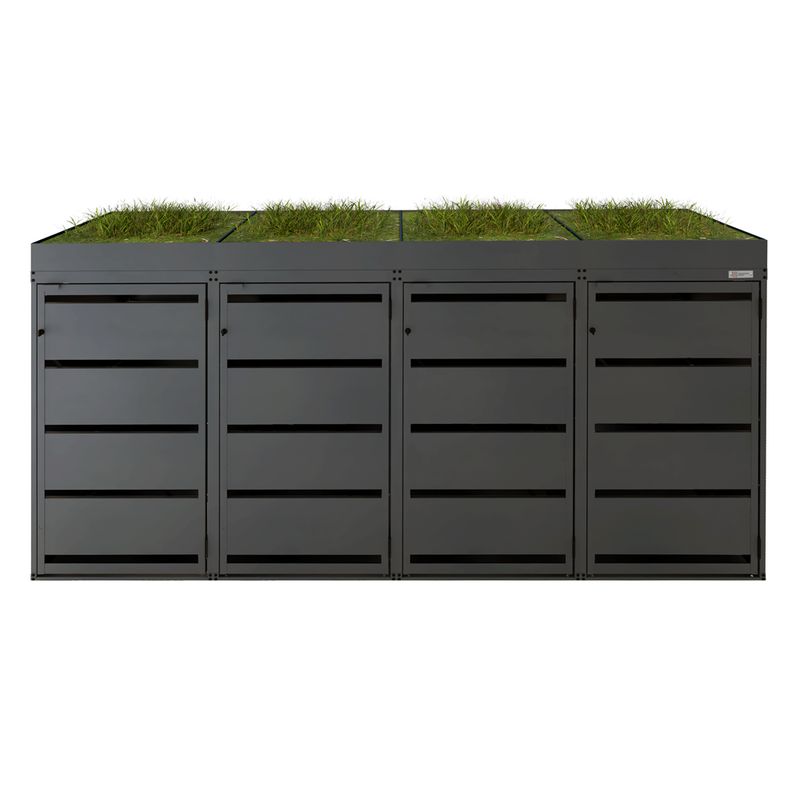 Zabudowa kosza AGRO 120L - 4 moduły - RAL 7016