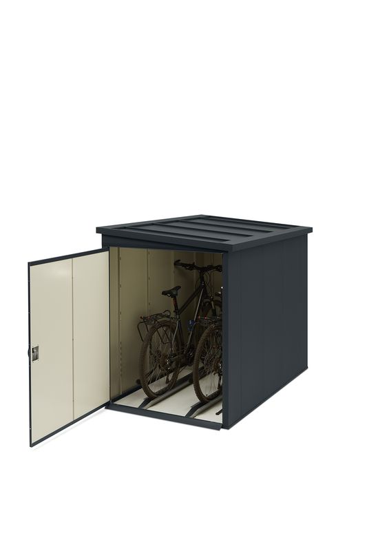 Schowek na rowery - RAL 7016