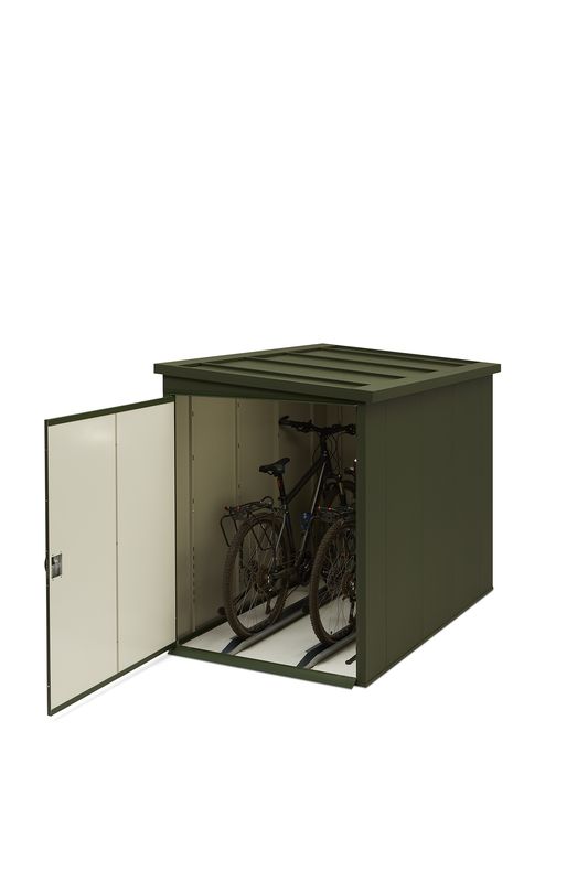 Schowek na rowery - RAL 6020