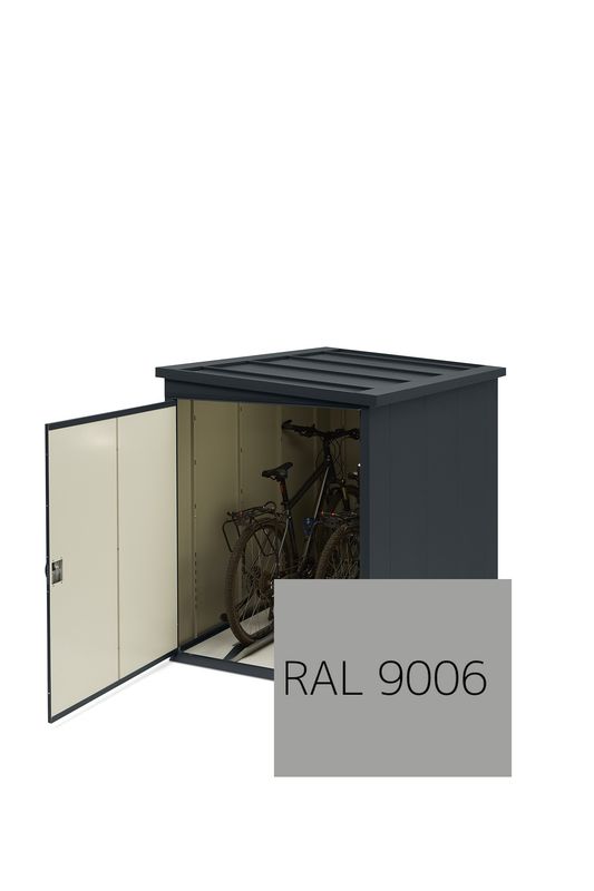 Schowek na rowery - RAL 9006
