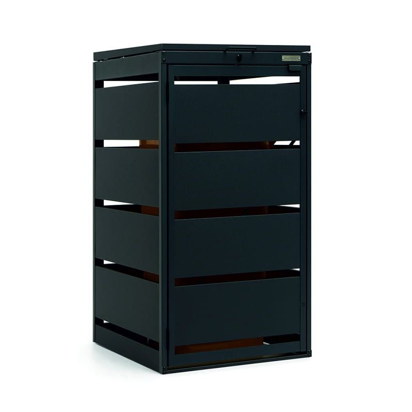 Zabudowa kosza 120L - 1 moduł - RAL 7016