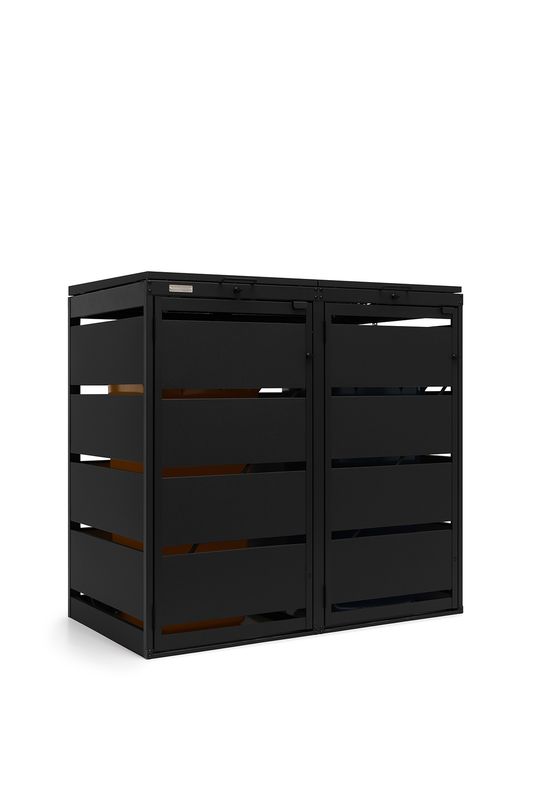 Zabudowa kosza 120L - 2 moduły - RAL 9005