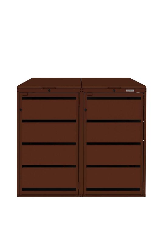 Zabudowa kosza 120L - 2 moduły - RAL 8017