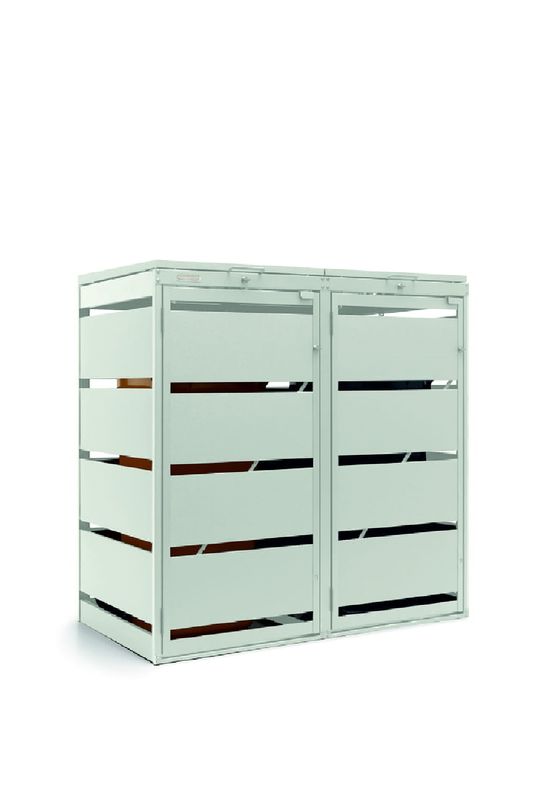 Zabudowa kosza 120L - 2 moduły - RAL 7035